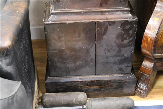 A Samuel Roberts, Llansair, oak longcase clock W.54cm